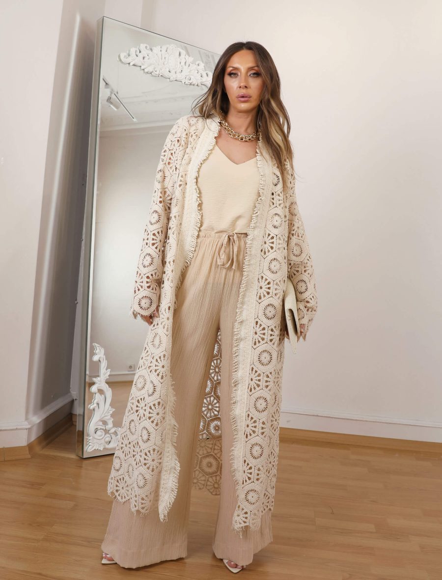 Taş Dantel Premıum Kimono - Image 2