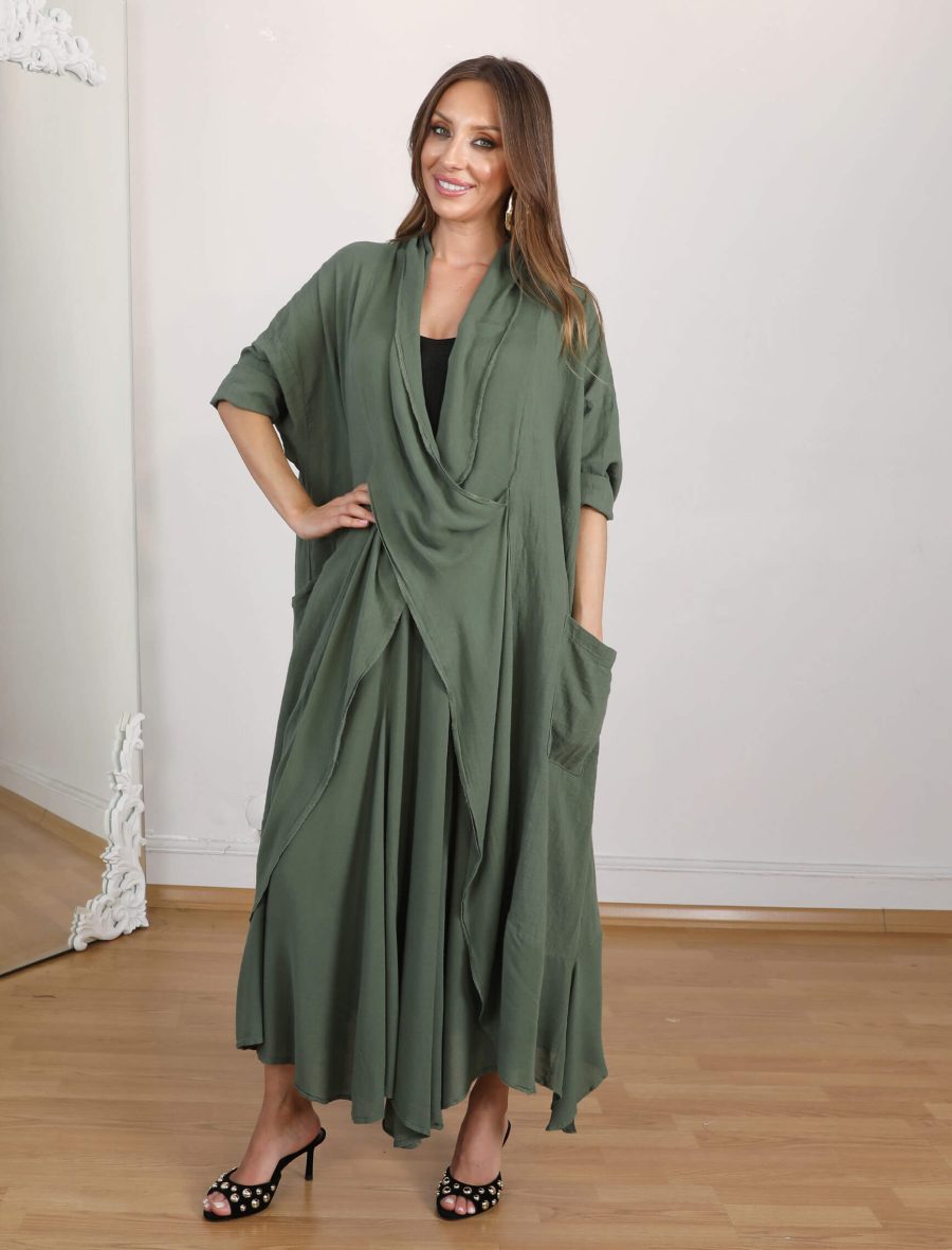 Haki Bohem Tunik - Görsel 3